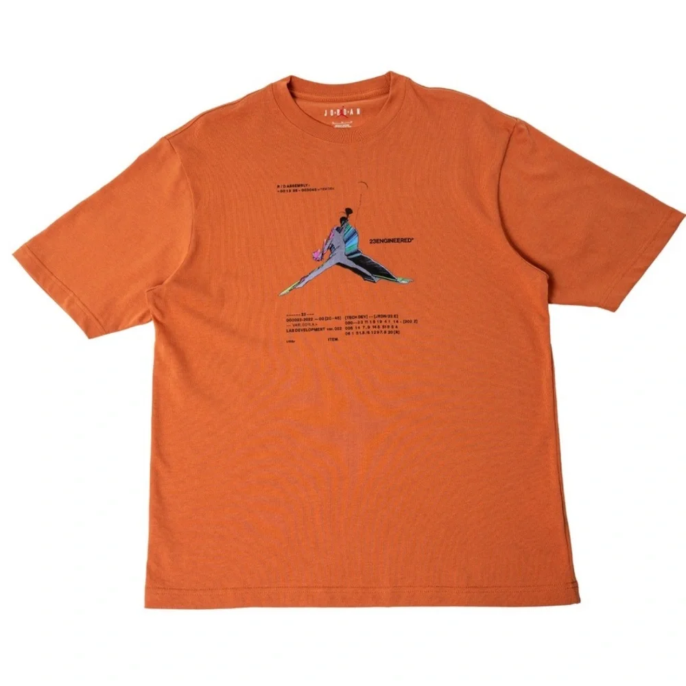 JORDAN MEN 23 ENGINEERED TEE (RUST OXIDE) SIZE MEDIUM